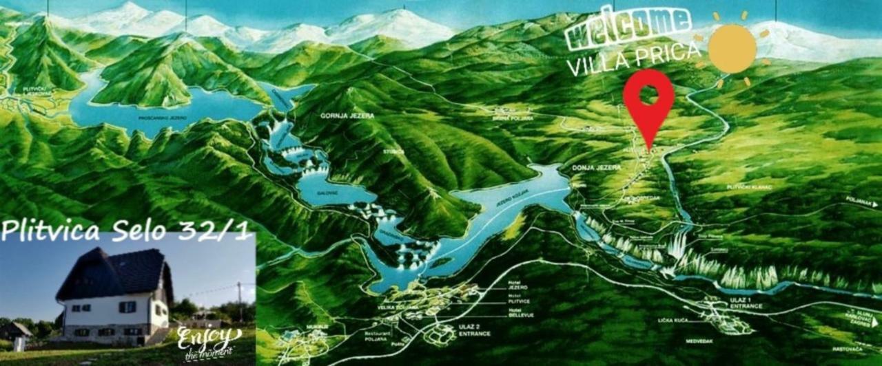 B&B Plitvice Lakes Villa Prica Plitvica selo Exteriör bild